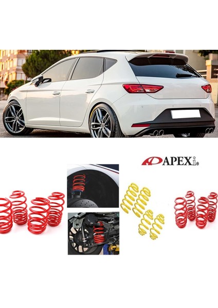 Seat Leon 2013-2020 Mk3 Apexi 3.5 cm Spor Yay