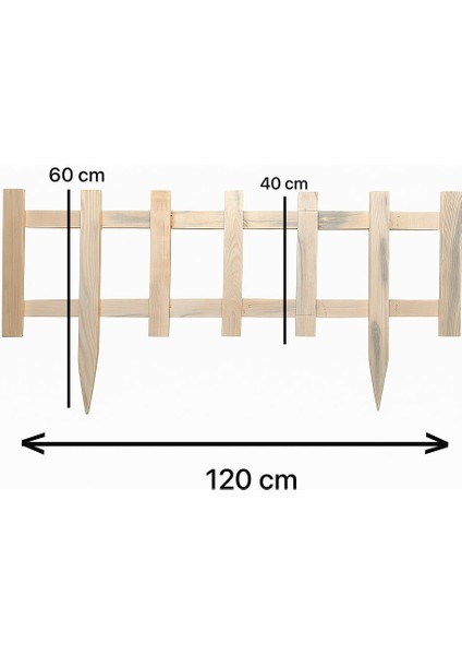 Ahşap Bahçe Çiti fiyatları