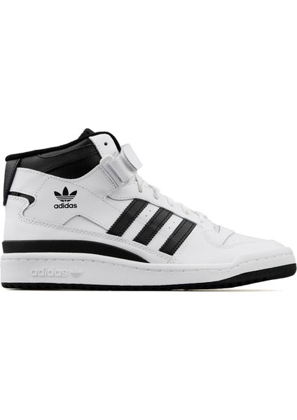 Orginals Forum Mid Leather Mid Sneaker Hakiki Deri Erkek Günlük Spor Ayakkabı Beyaz