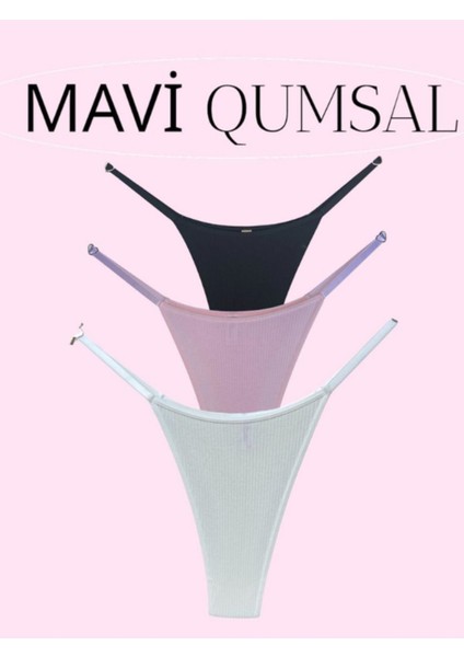 Ribana Halkalı Tanga 3'lü Set