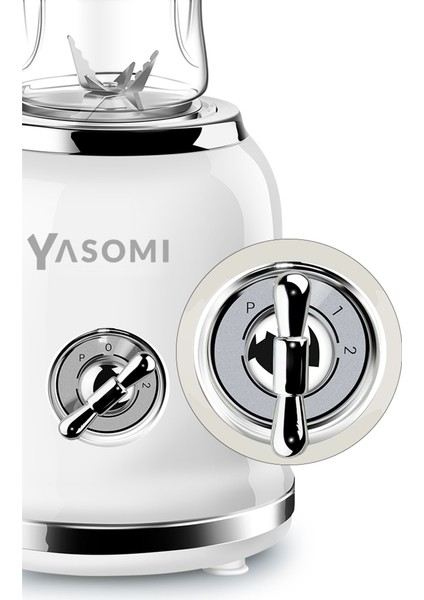 Beyaz Retro Smoothie Blender, Türkiye Garantili, Şık ve Kullanışlı Tasarım modelleri