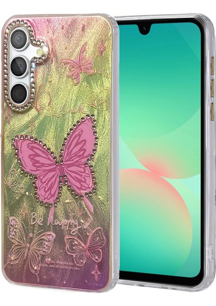 Bfs Samsung Galaxy A26 Kılıf Blade Aynalı Desenli Kapak - Desen 5