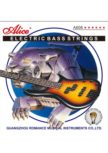 Alıce A606(5)-M 45-130 Medıum 5-Telli Nıckel Plated Alloy Bass Gitar Teli fiyatları