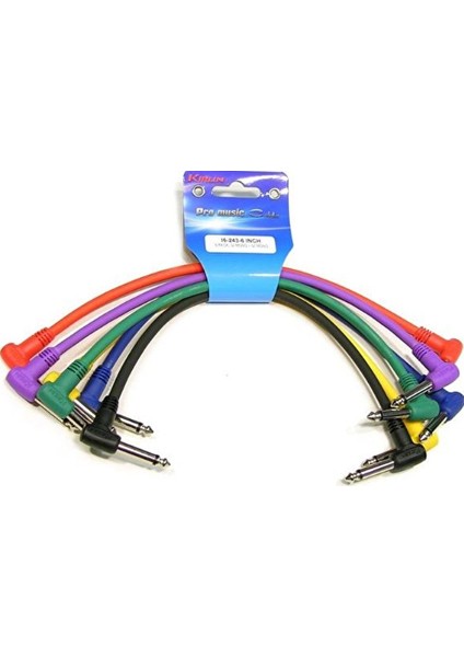 Kırlın I6-243-0.15M-6COLORS 6'lı Pedal Ara Kablo fiyatları