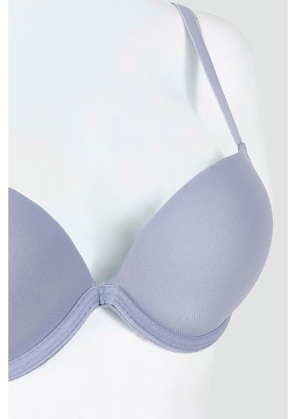 Gri Latina Double Push-Up Destekli Sütyen modelleri