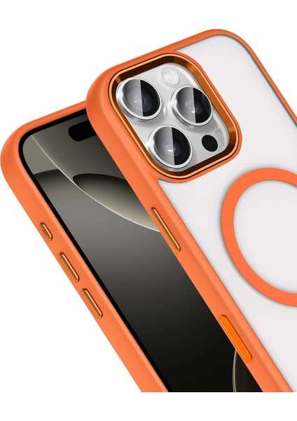 Bfs Apple iPhone 16 Pro Max Terea Magsafe Kapak - Turuncu fiyatları