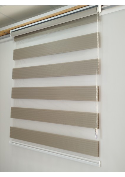 Geniş Pileli Kumbeji Zebra Perde - Ev Ofis Perdesi modelleri