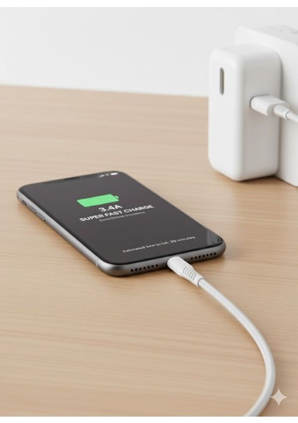 USB To Type-C Şarj Kablosu Süper Hızlı 3.4A fiyatları