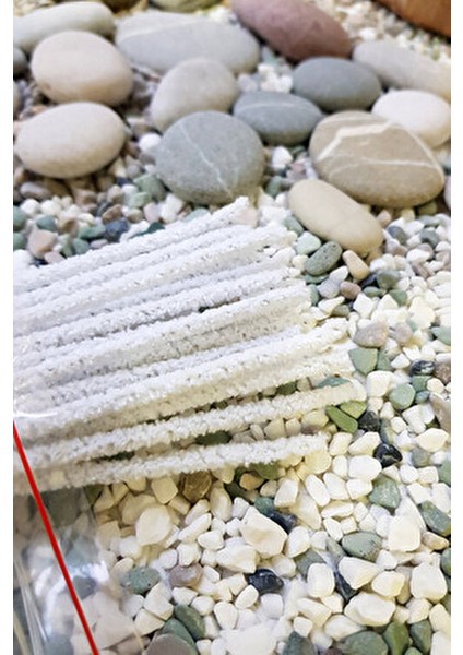 Pipo Temizleme Fırçası %100 Pamuk Beyaz Renk 100 Adet RA50 Modeli