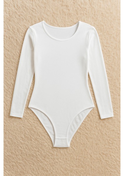 Kadın Pamuklu Likralı Penye Uzun Kol 2'li Çıtçıtlı Body Q6K1K8T3KA fiyatları