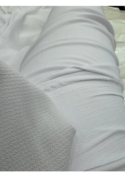 Kobe Crep Optik Beyaz Kumaş