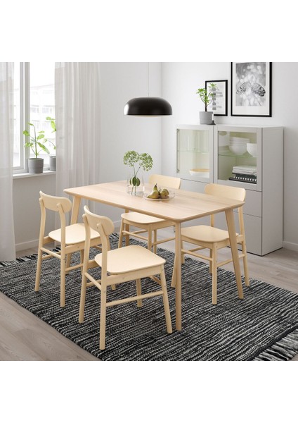 Mutfak Masası Takımı, Huş, 4 Sandalyeli fiyatları
