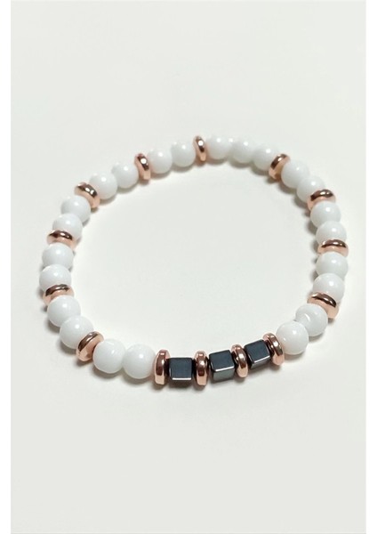 Sedef Doğaltaş Bileklik 6 mm