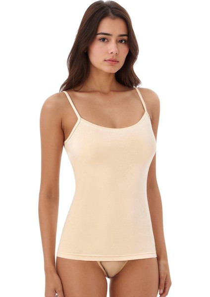 Kadın Modal Pamuklu Likralı Ekstra Biyeli Ip Askılı 2'li Atlet Q6K6K0T2KA fiyatları