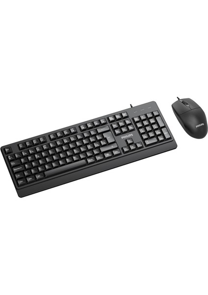 SPT6247 Kablolu Türkçe Q Klavye ve Mouse Seti Siyah