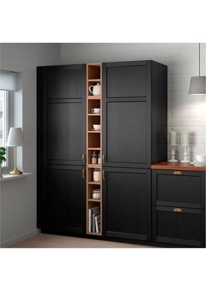 Açık Mutfak Dolabı, Kahverengi-Dişbudak, 20X37X80 cm fiyatları