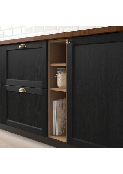 Açık Mutfak Dolabı, Kahverengi-Dişbudak, 20X37X80 cm fırsatları