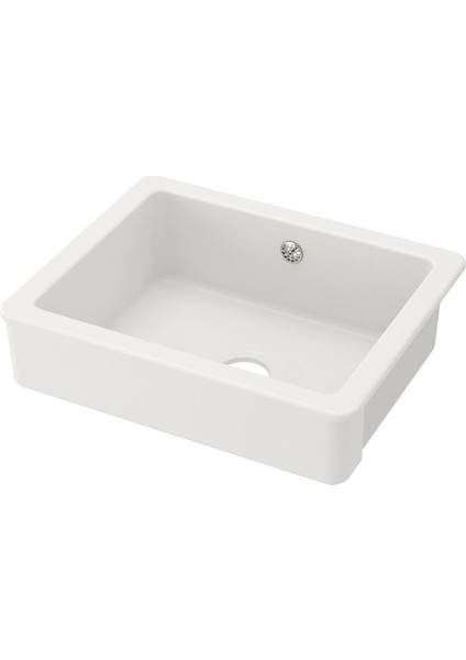 Tek Gözlü Eviye, Beyaz, 62X48 cm