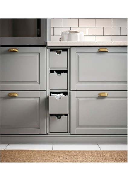 Açık Mutfak Dolabı Çekmecesi, Gri, 16X34X15 cm fırsatları