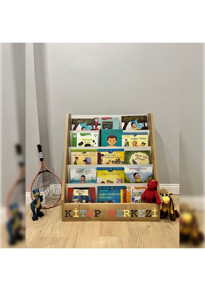 Phoenix Montessori Çocuk Odası Eğitici Kitaplık modelleri