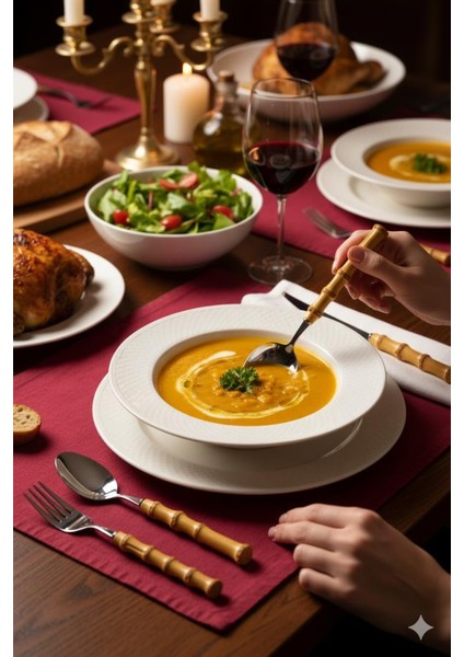 Matia - 18 Parça Çatal Kaşık Bıçak Seti fırsatları