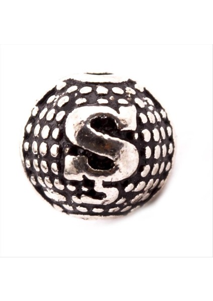 Zengezur 8 mm Metal Harf Metal Tesbih Harfi -Ş