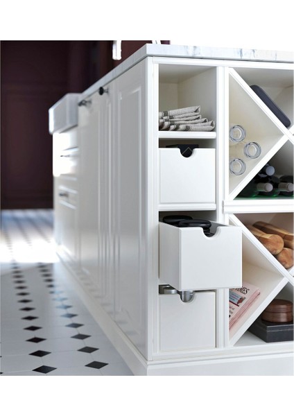 Açık Mutfak Dolabı Çekmecesi, Kırık Beyaz, 16X34X15 cm modelleri