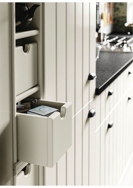 Açık Mutfak Dolabı Çekmecesi, Kırık Beyaz, 16X34X15 cm fırsatları