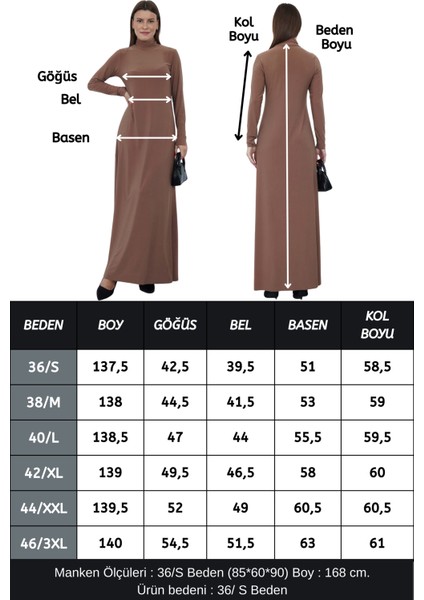 Dora Kadın Maxi Boy Balıkçı Yaka Sandy Elbise-Tarçın indirimleri