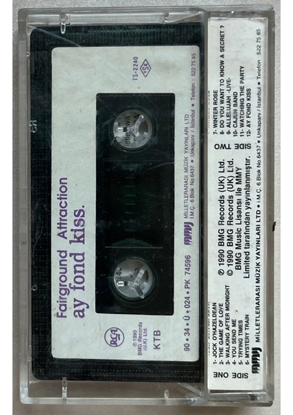 Fairground Attraction Ay Fond Kiss Kaset (Orijnal Dönem Kağıt Baskı Kaset) fiyatları