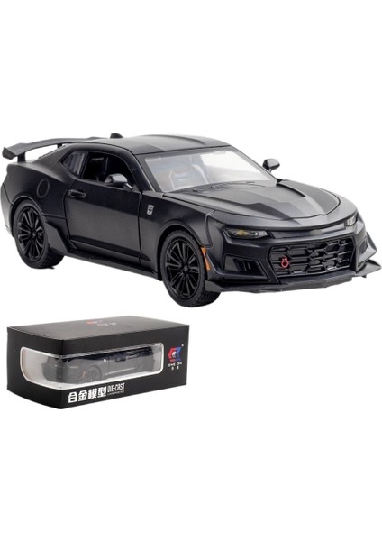 1:24 Simülasyon Chevrolet Bumblebee Alaşım Araba Modeli Çocuklar Için Ses ve Işıklı Geri Çekilebilir Oyuncak Süsleri (Yurt Dışından)