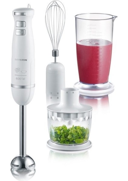 Gri Renkli Çok Fonksiyonlu El Blender Seti, Pratik ve Şık Tasarım