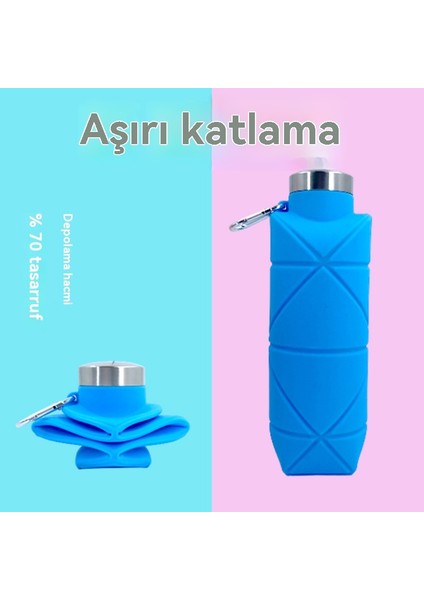 Katlanabilir Bardak 700ML Açık Spor Düşmeyi Önleyici Teleskopik Su (Yurt Dışından) modelleri