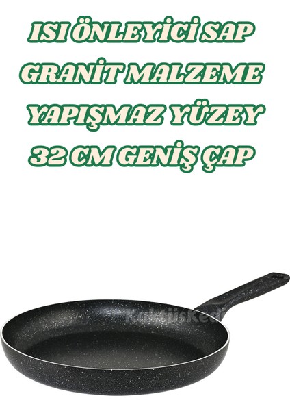 Yapışmaz Taban Granit Tava 32 cm 7177921 fiyatları