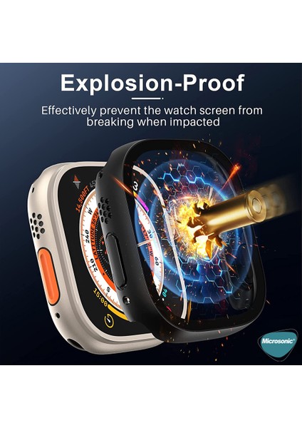 Apple Watch Ultra 3 Kılıf Matte Premium Watchband Kırmızı