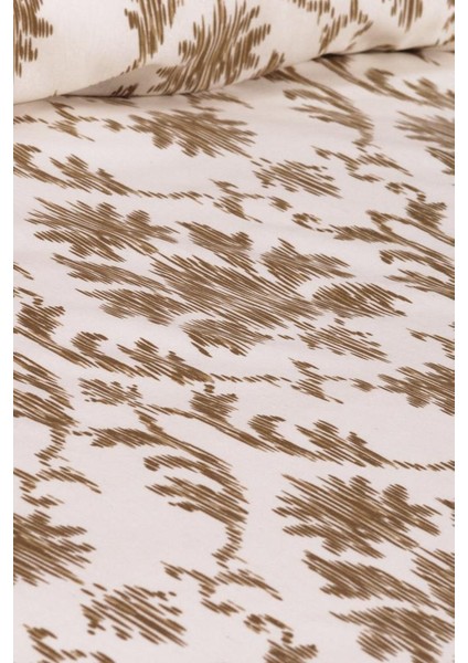 Mary Çift Kişilik Lastikli Çarşaflı Nevresim Takımı Bej modelleri