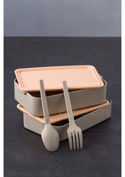 Bento 2 Katlı Yemek Kabı Gri 900 ml 7172441 modelleri