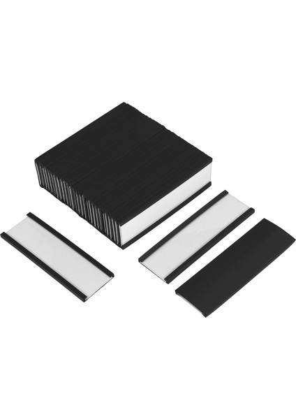 30 Adet Manyetik Etiket Tutucular Işaret ve Bilet Sahibi Metal Raf Etiket Organizasyonu Için Sahipler Beyaz Tahta (Yurt Dışından)