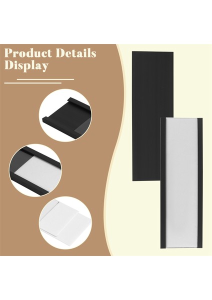 30 Adet Manyetik Etiket Tutucular Işaret ve Bilet Sahibi Metal Raf Etiket Organizasyonu Için Sahipler Beyaz Tahta (Yurt Dışından) indirimleri