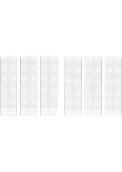 120 Paket 3 5 x 4 7 Inç Kendi Kendinden Yapışkan Etiket Tutucu Kart Cepleri Etiket Tutucu Temiz Plastik Kütüphane Kart Tutucu (Yurt Dışından)