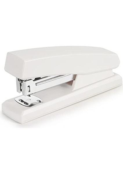Stapler Ofis Zımbası Masa Için Zımba Portatif Dayanıklı Zımbalar Ofis Malzemeleri (Beyaz) (Yurt Dışından)