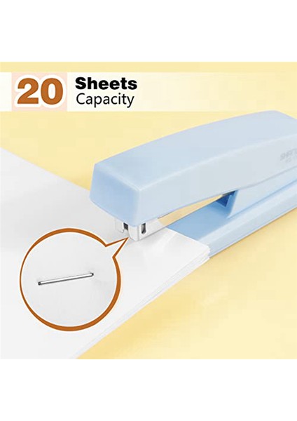 Stapler Ofis Zımbası Masa Için Zımba Portatif Dayanıklı Zımbalar Ofis Malzemeleri (Beyaz) (Yurt Dışından) fırsatları