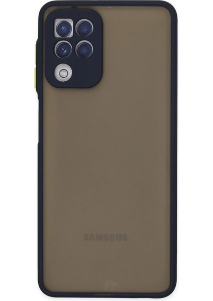 Bfs Samsung Galaxy A22 Kılıf Montreal Silikon Kapak - Lacivert