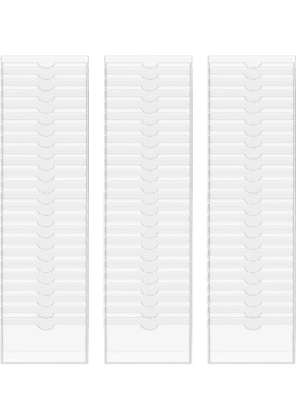 300 Paket 3 5 x 4 7 Inç Kendi Kendinden Yapışkan Etiket Tutucu Kart Cepleri Etiket Tutucu Temiz Plastik Kütüphane Kart Tutucu (Yurt Dışından) fiyatları