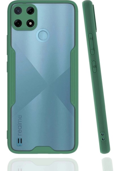 Bfs Realme C25Y Kılıf Platin Silikon - Yeşil