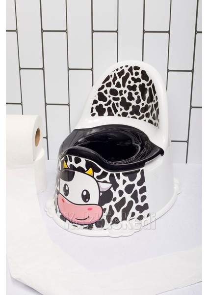 Çıkarılabilir Hazneli Oturaklı Lazımlık | Cow 7174351