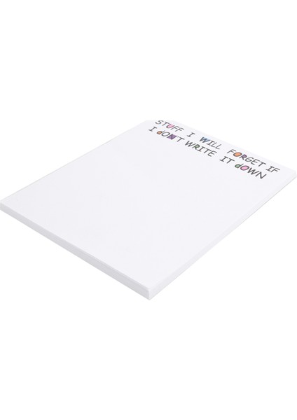 Komik Yapışkan Not Yapmak Için Not Defteri Komik Kırtasiye Ofis Malzemeleri Dizüstü Bilgisayar Etiketleri Masa Yapışkan Not 50 Sayfa Bir (Yurt Dışından) indirimleri