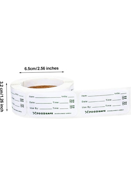 1 x 2in Kendinden Yapışkan Çıkarılabilir Dondurucu Gıda Etiketleri Yeniden Kullanılabilir Kaplar Için Soğutucu Gıda Depolama Dondurucu Çıkartmalar 10 Rulo (Yurt Dışından) fırsatları