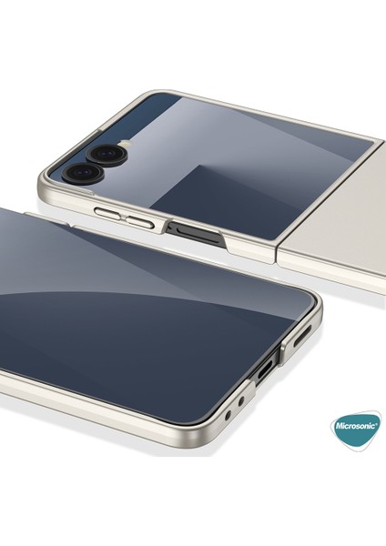 Samsung Galaxy Z Flip 7 Kılıf Shape Hard Cover Gri fırsatları