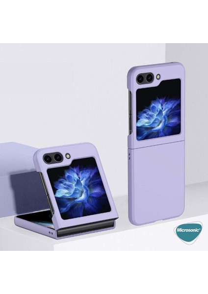 Samsung Galaxy Z Flip 7 Kılıf Shape Hard Cover Gri